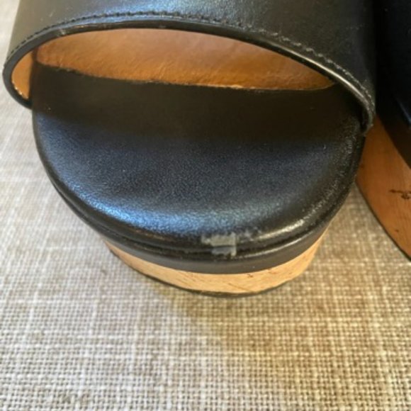 Coach "Barkley" lace up wedge sandal - Picture 4 of 7